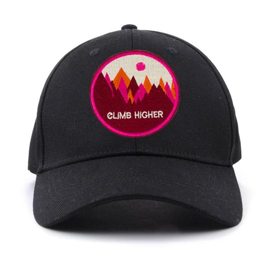 Нашивка термоаппликация на одежду и на рюкзак. Climb higher, Путешествия, Горы