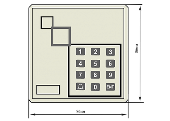 Автономный однодверный контроллер SR-SC120K