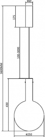 Подвесной светильник Maytoni Nebula MOD182PL-L6CG3K