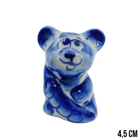 Фигурка Мышка с горохом гжель