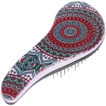 Расческа массажная компактная «ЛАНТА», микс 4 дизайна, 18*7,5см (PVC коробка)