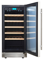 Винный шкаф Cellar Private CP032-1T серебристая дверь