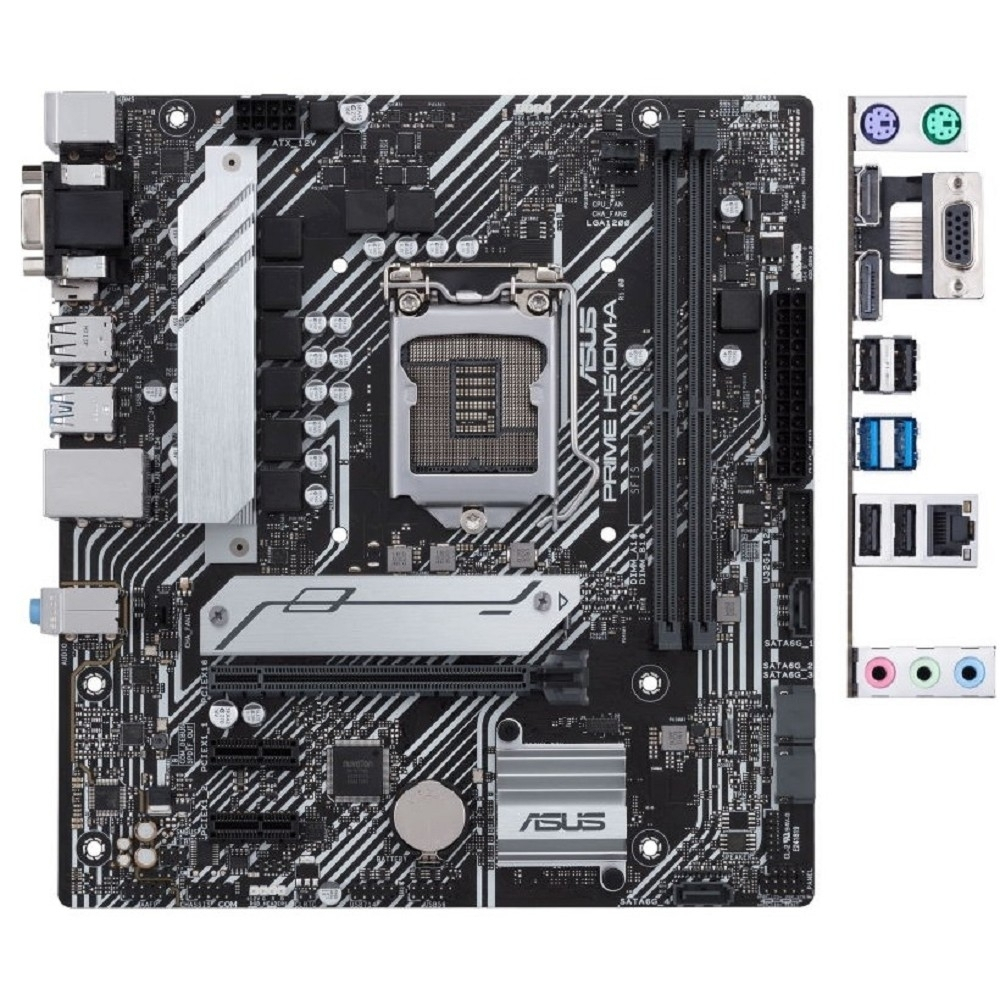 Asus PRIME H510M-A {Soc-1200 Intel H510 2xDDR4 mATX AC`97 8ch(7.1) GbLAN+VGA+HDMI+DP}