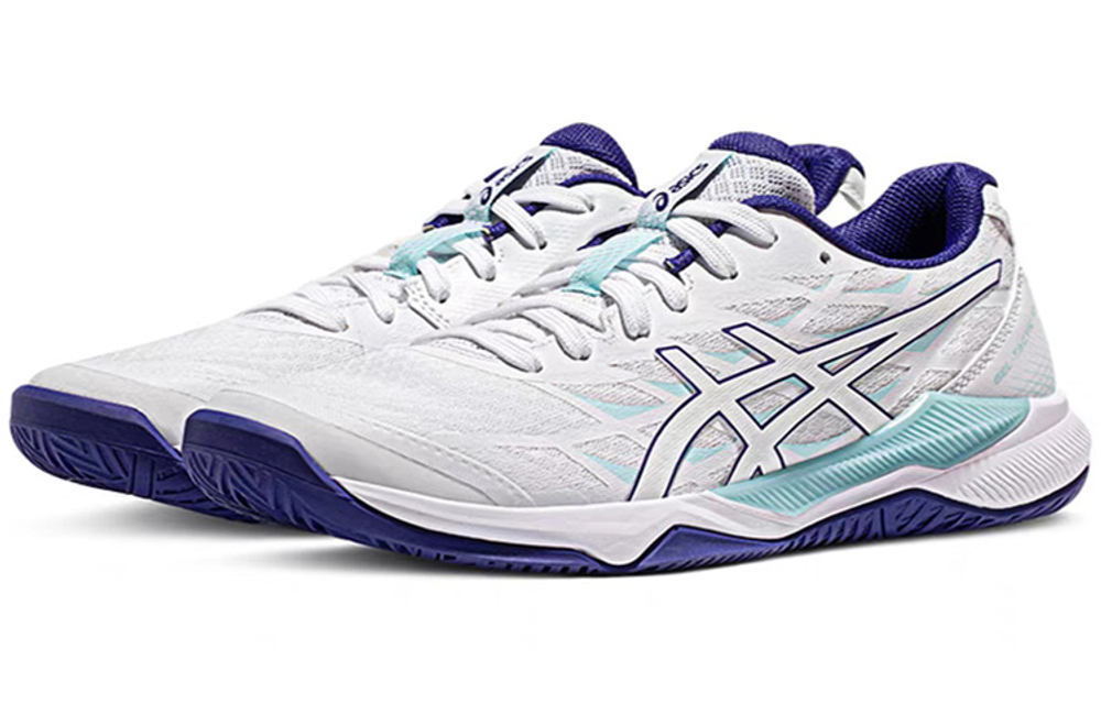 ASICS Gel Tactic 12 White Eggplant Women"s
