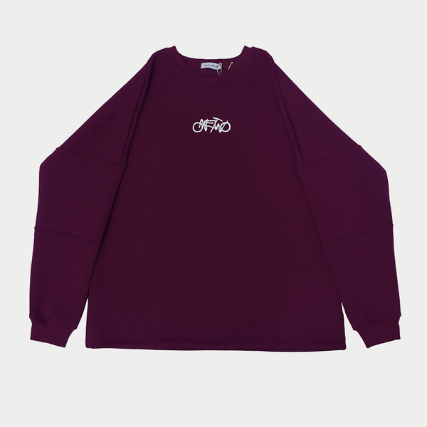 Raglan Sweatshirt Magenta Purple