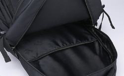 Рюкзак мужской городской повседневный пикник для отдыха, черный / серый