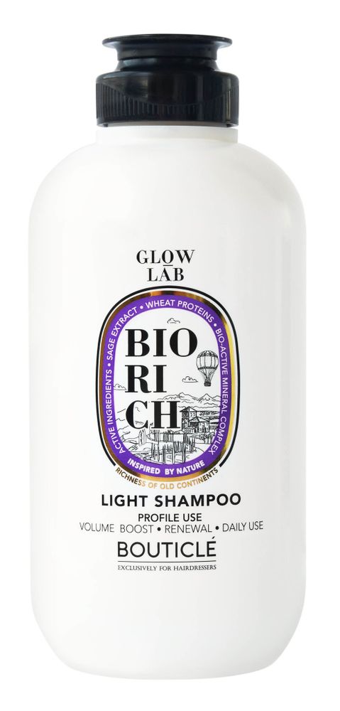 Шампунь для поддержания объёма для волос всех типов - Bouticle Biorich Light Shampoo 250 мл