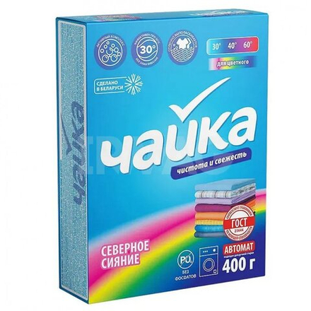 Чайка Стиральный порошок для цветного Северное сияние 400 г