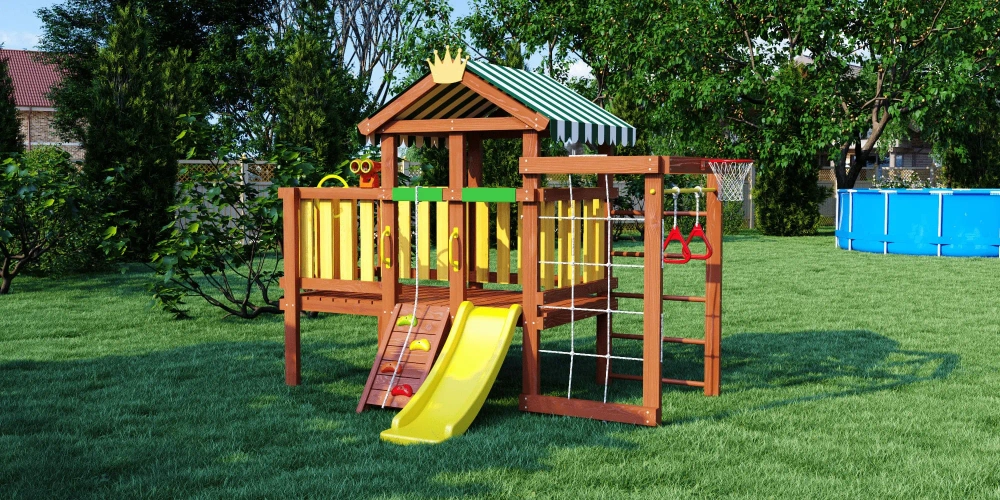 Игровой комплекс из дерева"Baby - 3"(Play)