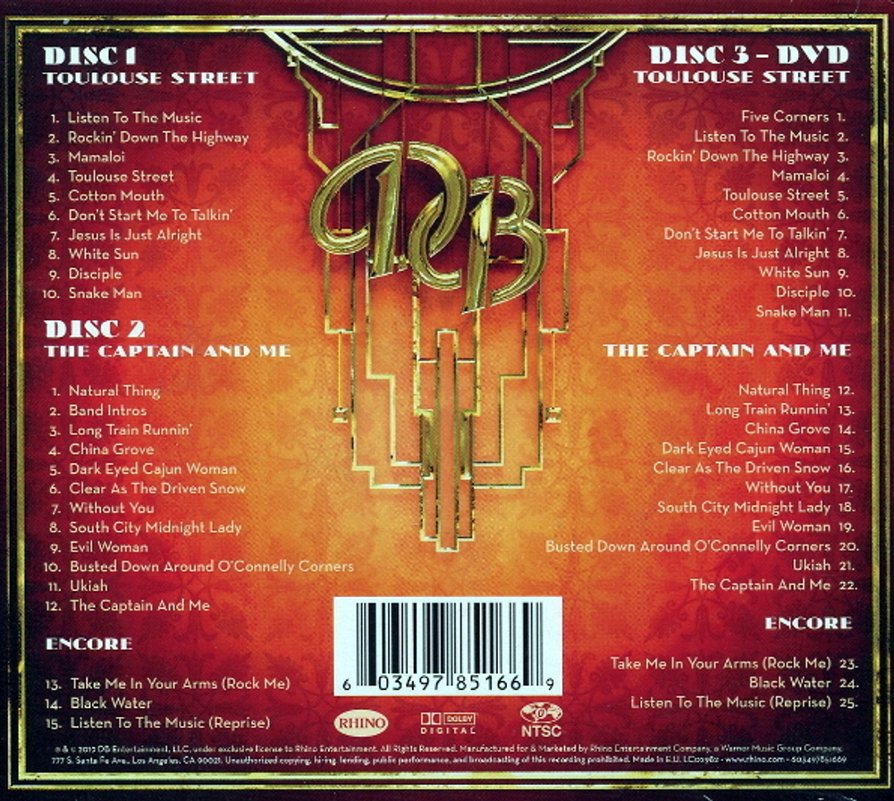 The Doobie Brothers / Live From The Beacon Theatre (2CD+DVD)