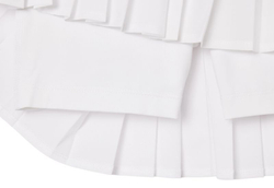 Юбка для девочки теннисная Lacoste Pleated Skirt With Built-In Shorts - белый