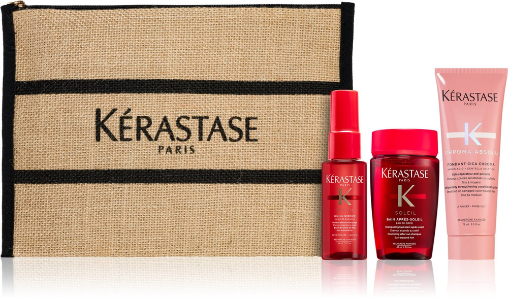 Kerastase Soleil - дорожный набор (для волос, ослабленных хлором, солнцем и соленой водой) /   / GTIN 4045129039469