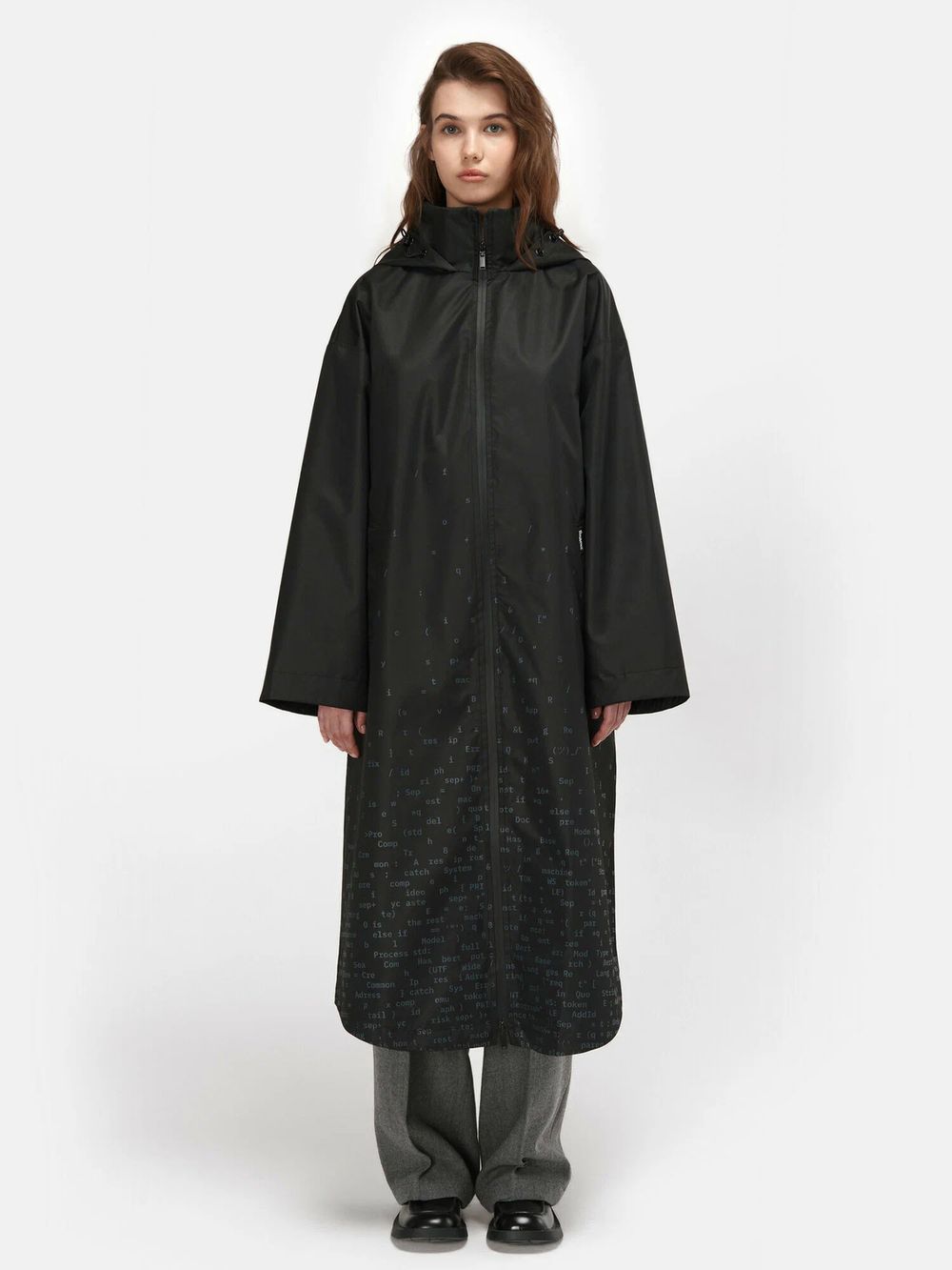 Плащ Яндекс «Культурный код Санкт-Петербурга» черный