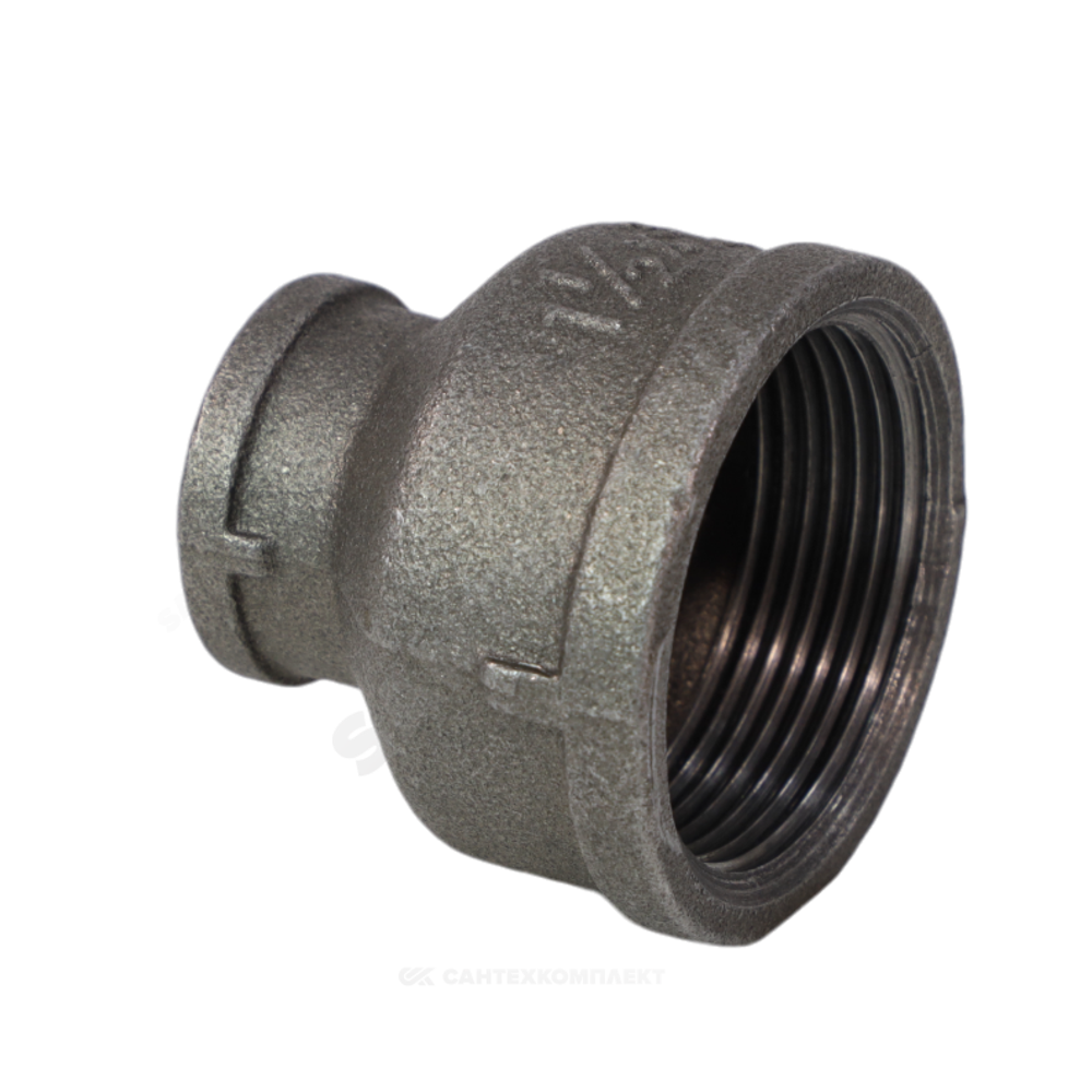 Муфта переходная чугун Ду 40х25 (1 1/2"х1") ВР Fittex PLUS