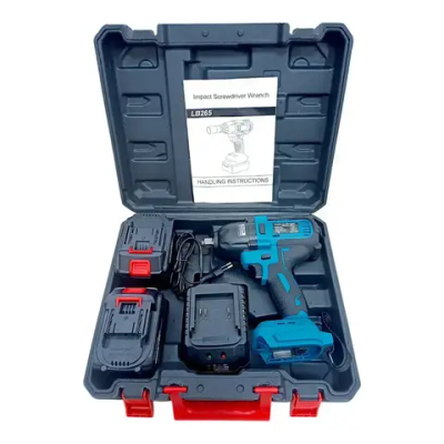 Бесщеточный беспроводной ударный гайковерт Heimerdinger 800 Н.М,18В, 2х6 Ач Li-Ion, LB265