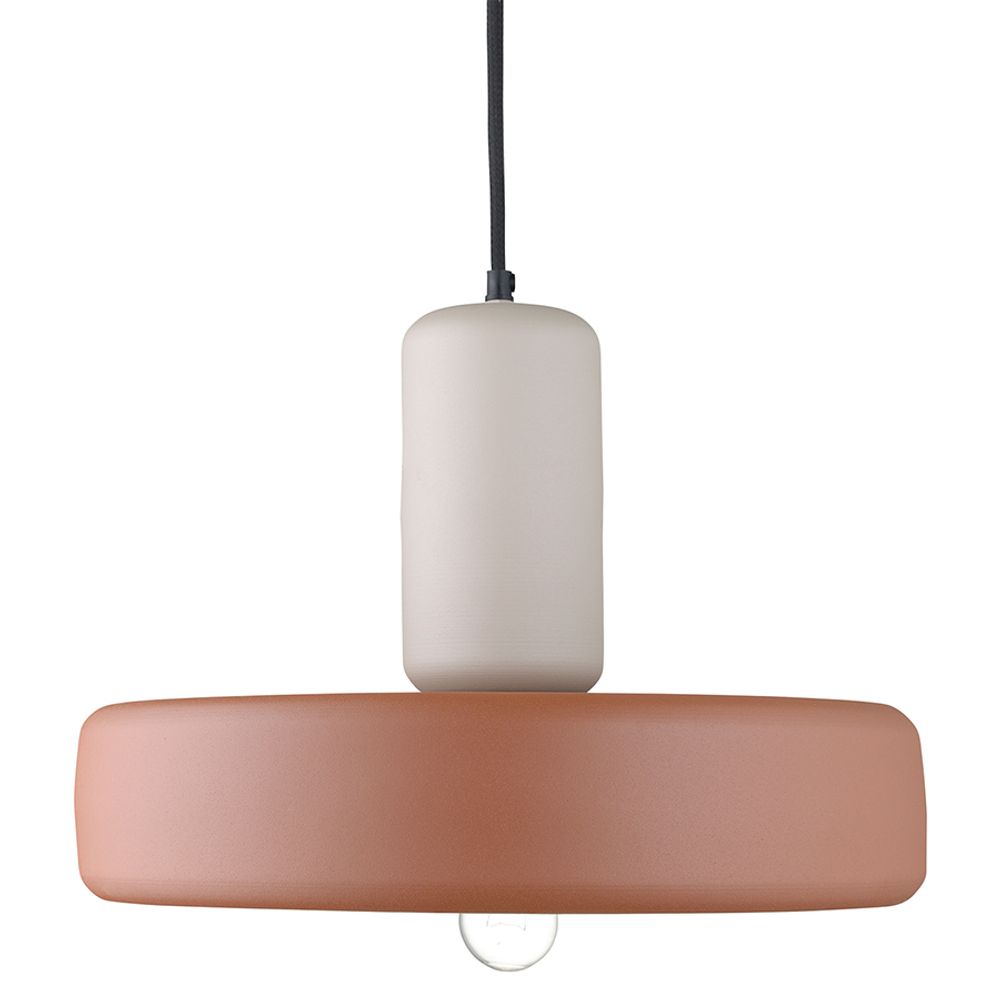 Светильник подвесной Juko, Ø42х31 см, бежевый/коричневый