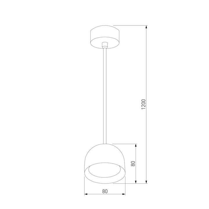 Подвесной светодиодный светильник Elektrostandard Uno 50261 LED a065705