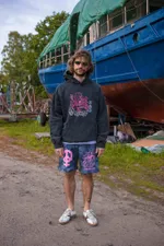 Худи Creepy Clothing Тигорг Черный