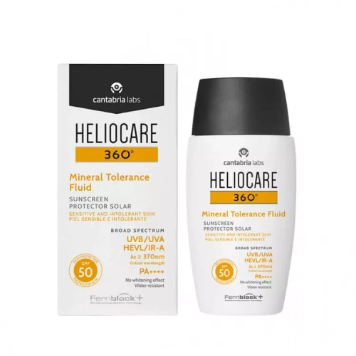 HELIOCARE 360º Mineral Tolerance Fluid SPF 50 - солнцезащитный минеральный флюид 50spf, 50ml