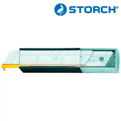 STORCH Premium Abbrechklingen Goldcut® 10 отламываемых лезвий, 18мм, в футляре