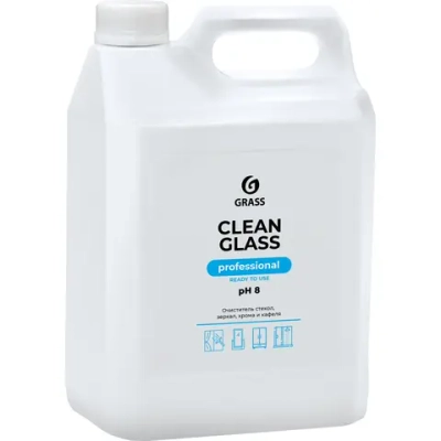 Средство для мытья стекол/зеркал и поверхностей Grass Clean Glass Prof 5 л
