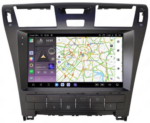 Магнитола для Lexus LS460 2006-2009 (до рестайлинга, рамка 10) - Carmedia SF-1303-1 QLed+2K, Android 13, TS20, CarPlay, 4G SIM-слот