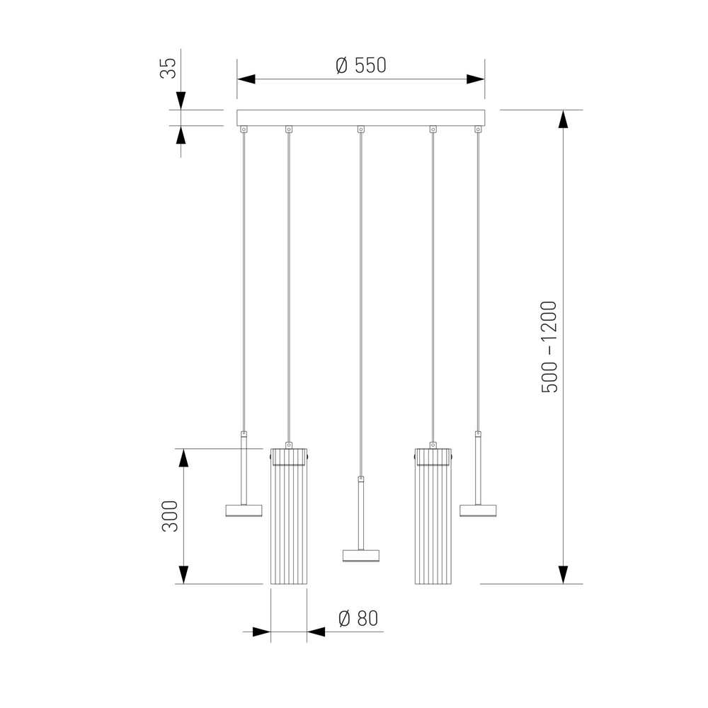 Подвесной светодиодный светильник Eurosvet Quarzo 301102 LED латунь