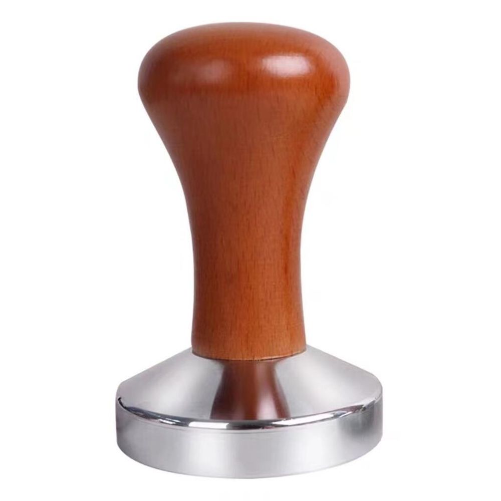 Темпер для кофе d 58 мм нерж. дерев. ручка коричневый P.L.- Barbossa