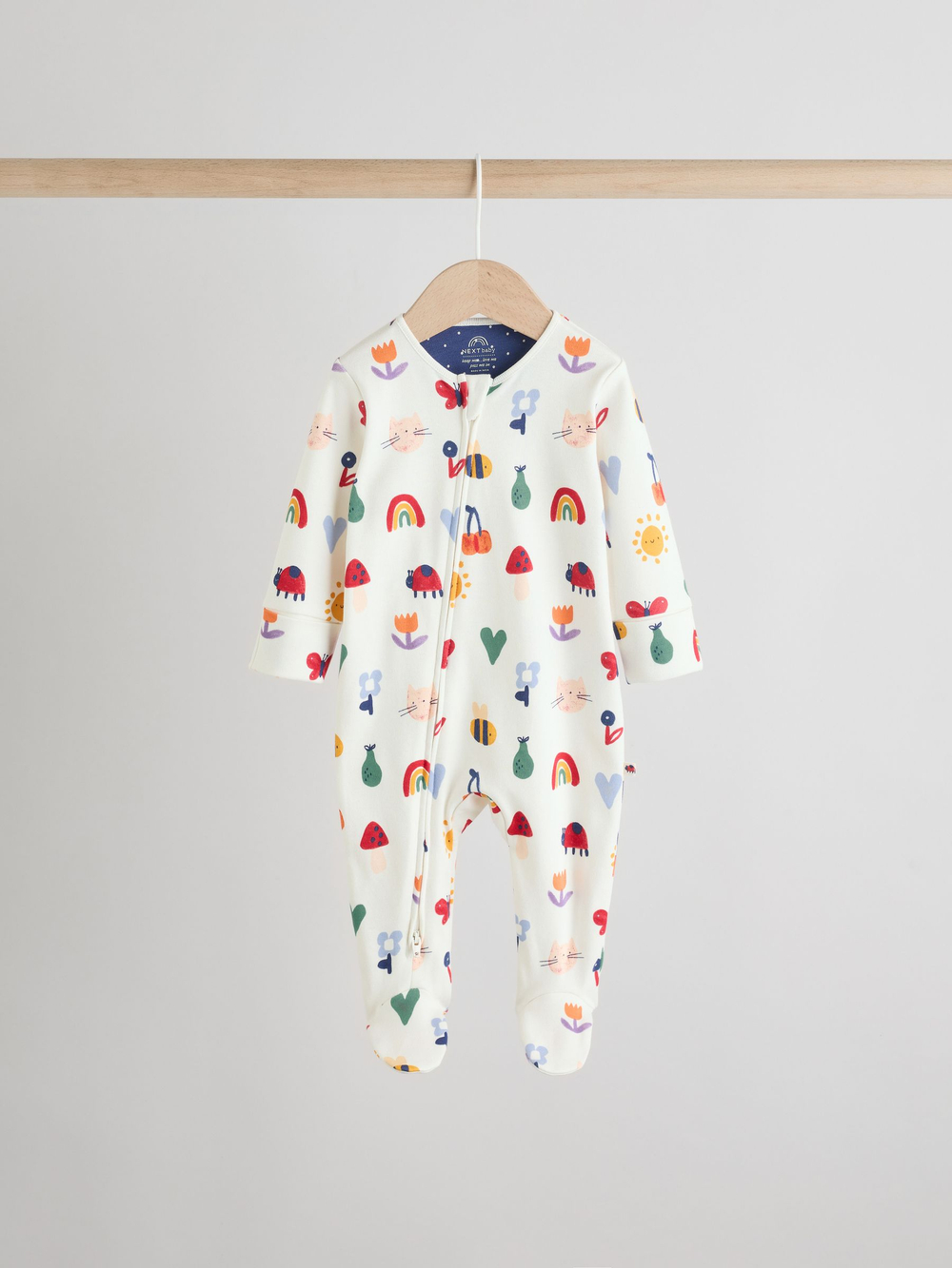 Комбинезон / Cлип для малышей Next AW2-293, 3 шт., Темно-синий, Молочный