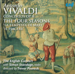 The English Concert, Simon Standage, Trevor Pinnock / Antonio Vivaldi: The Four Seasons (CD)