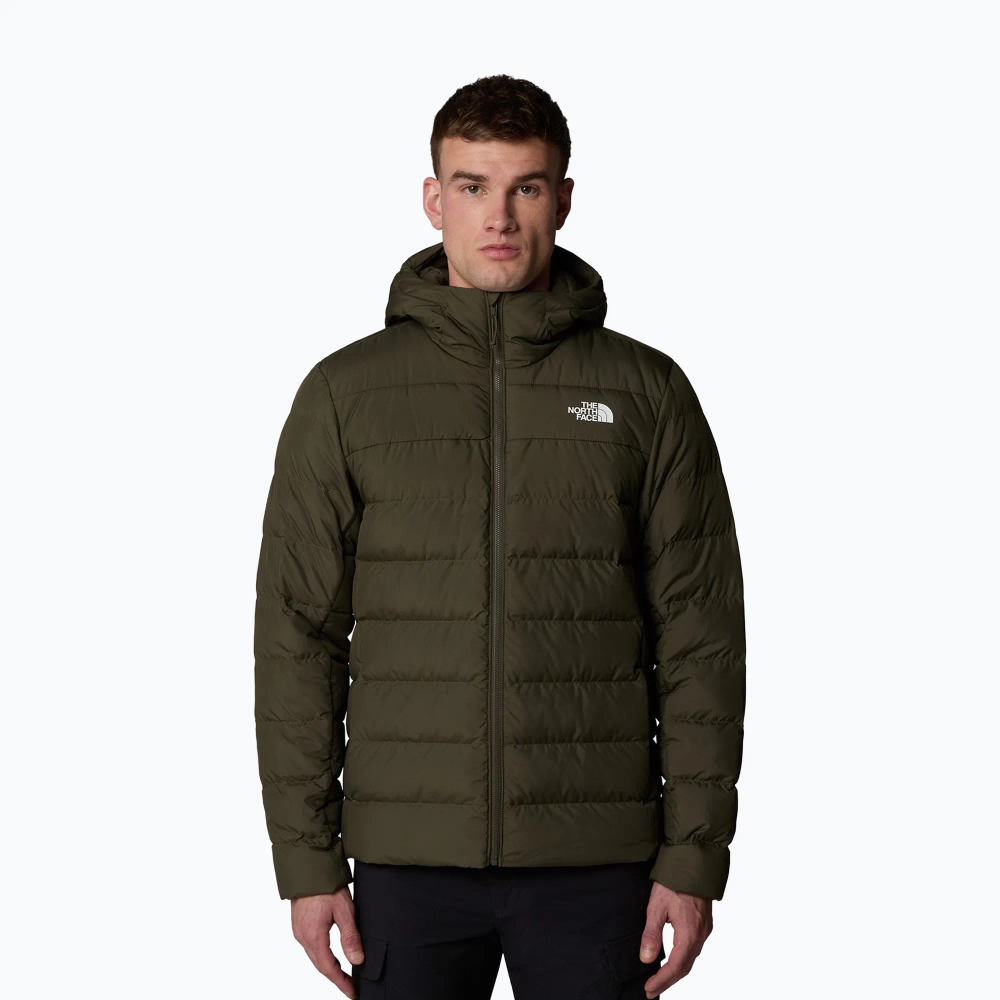 Пуховик The North Face Aconcagua III Hooded темно-зеленая