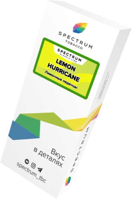 Табак Spectrum Classic Line Lemon Hurricane (Лимонный Ураган) 40г