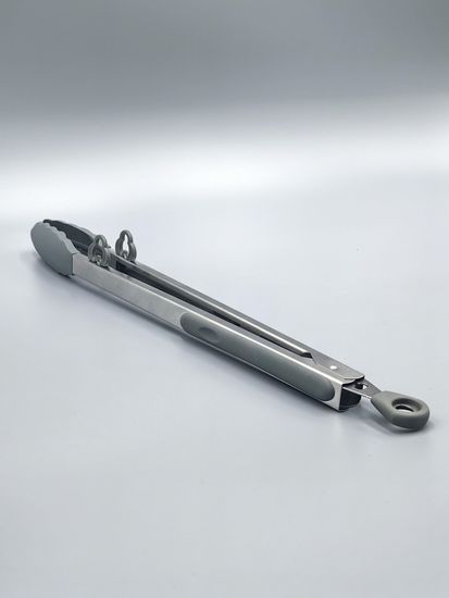 Щипцы силиконовые 35,5 см Kamille КМ 7513 с ручками из нержавеющей стали