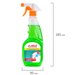 Средство для мытья стекол и зеркал  Laima Professional, с нашатыр. спиртом, распылитель, 500 мл