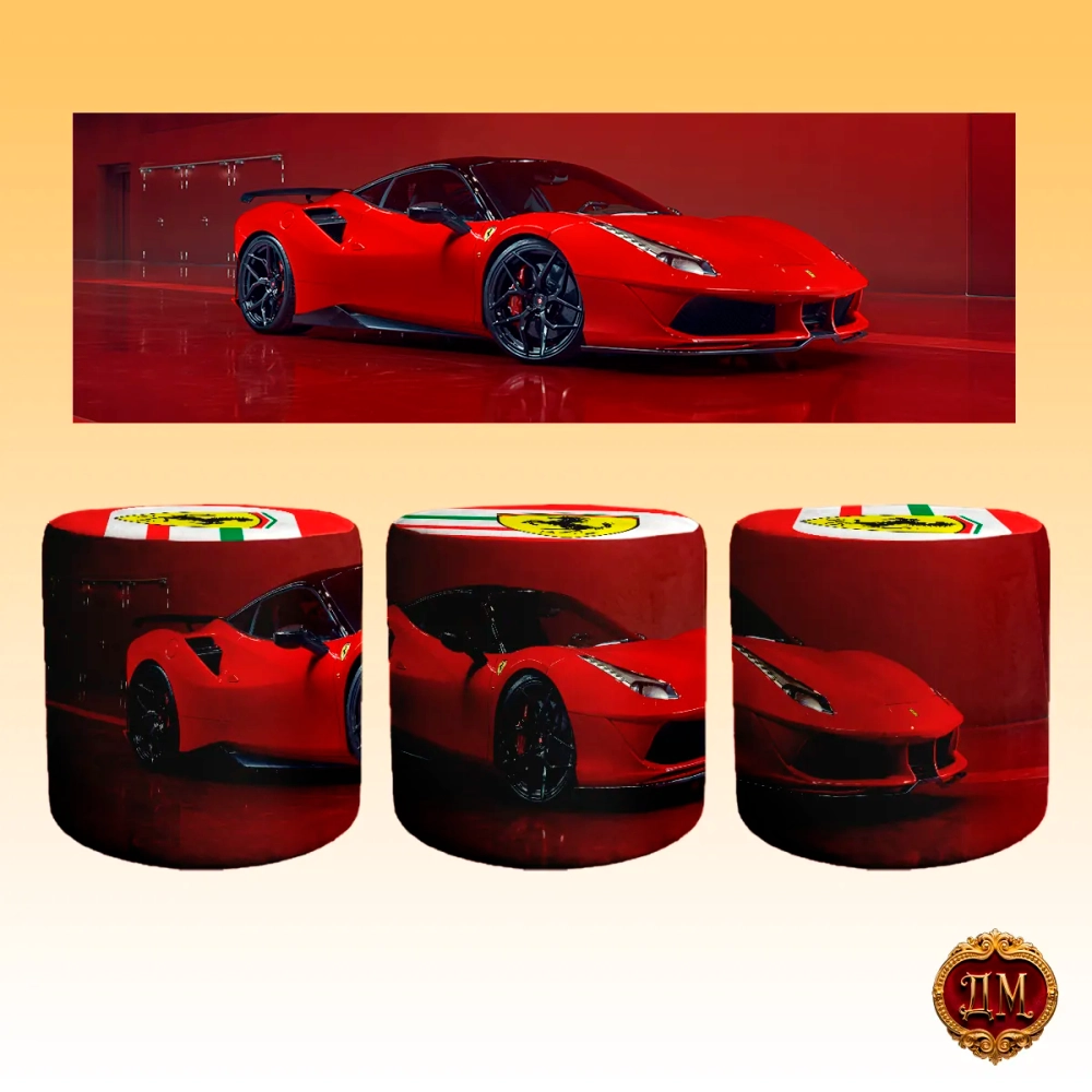 Пуфик в прихожую "Ferrari"