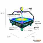Игровой стол аэрохоккей «Арена» на 4 игрока, 220×220×210 см