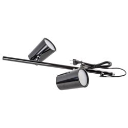 ULM-T600 2х6W-4500K-DIM BLACK Торшер напольный светодиодный. 2х6W. Сенсорный выключатель. Диммер. Черный. ТМ Uniel