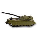 Пластмассовая игрушечная военнная машина "Танк" (25*11*8 см), сетка