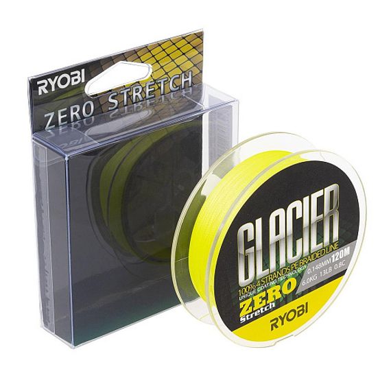 Шнур GLACLER ZERO-120M 0.8/d-0.148mm yellow Ryobi