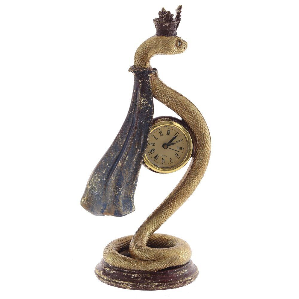 GAEM Фигурка декоративная с часами"Змея" (LR44х1 н/п), L11 W9 H24 см