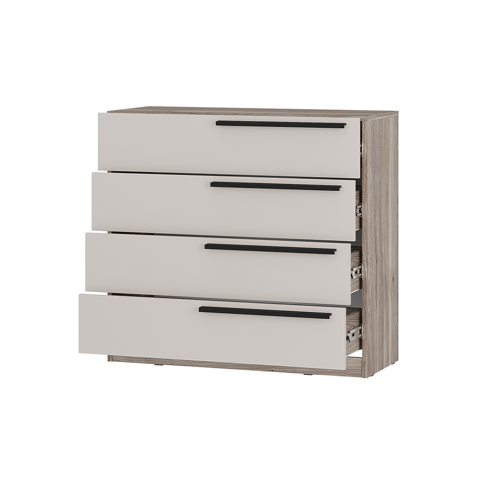 Комод КМ-02, Дуб смоки, Кашемир