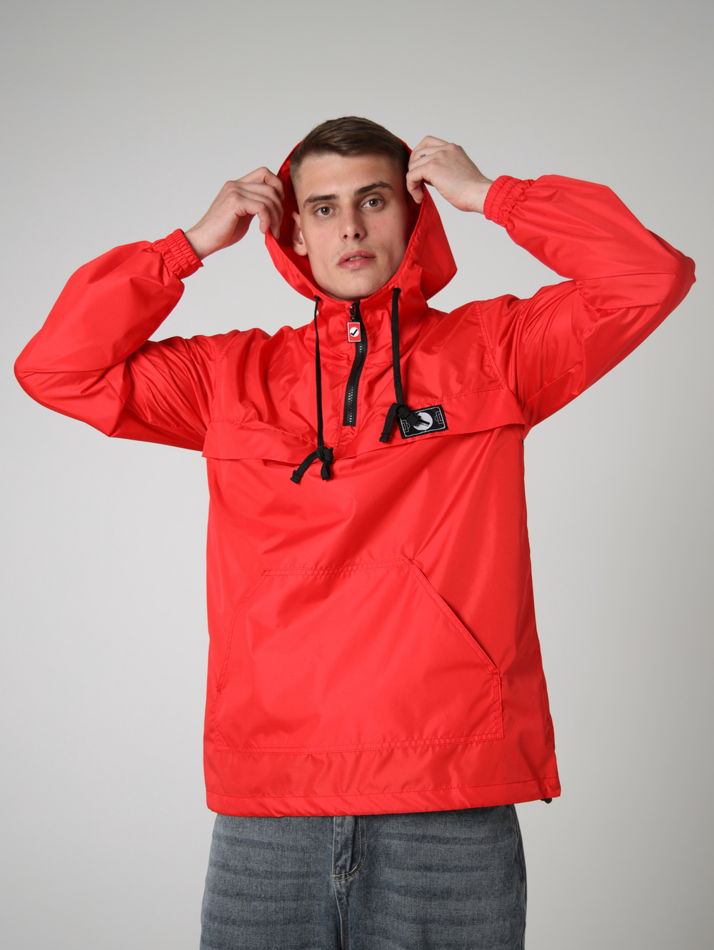 Анорак облегченный дюспо город горький красный