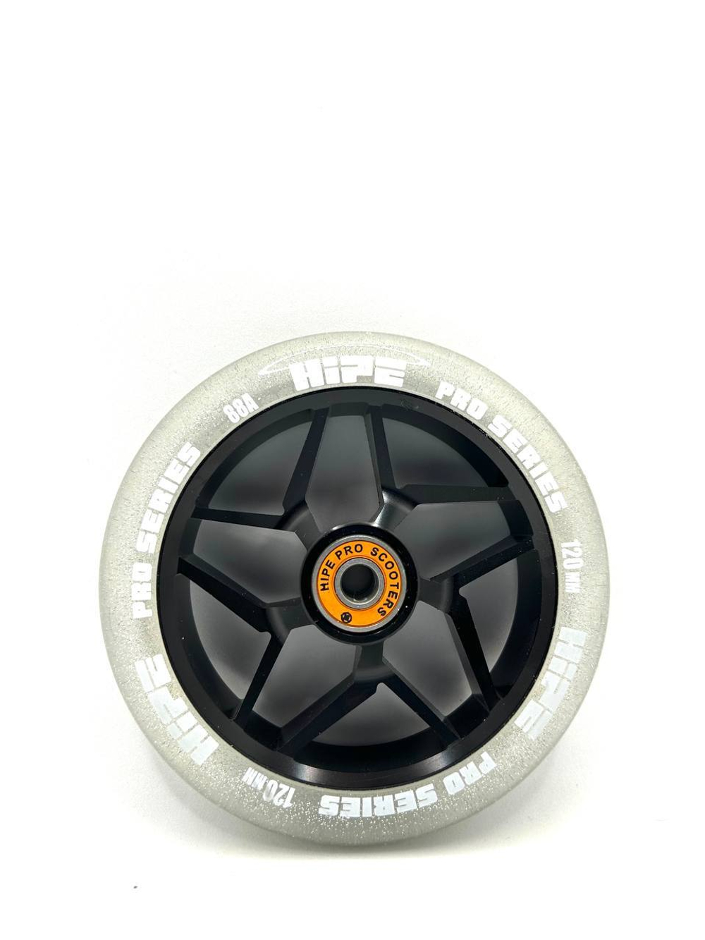 Колесо HIPE S20, 120х24, черный/прозрачный