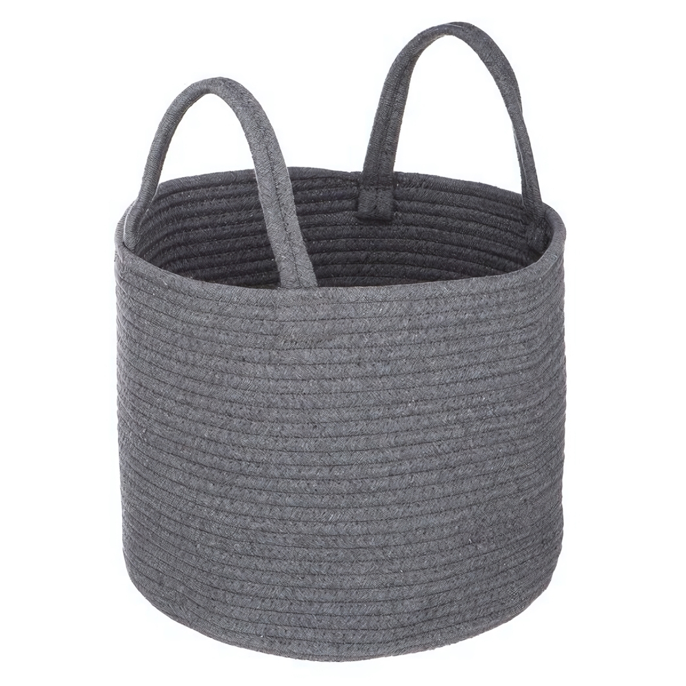 Корзина для хранения "Хлопок", Д300 Ш300 В250, серый