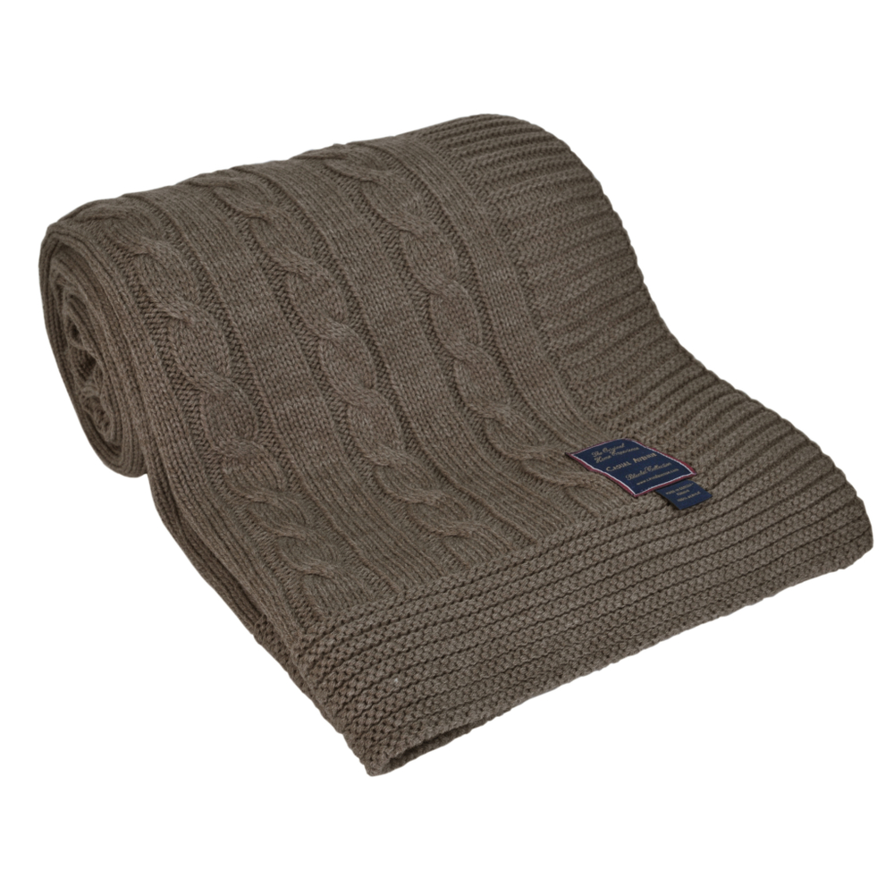 Плед 130х170 Boston от Casual Avenue коричневый Турция