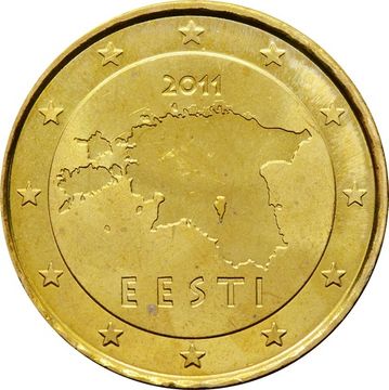 10 евроцентов 2011 Эстония (10 euro cent)