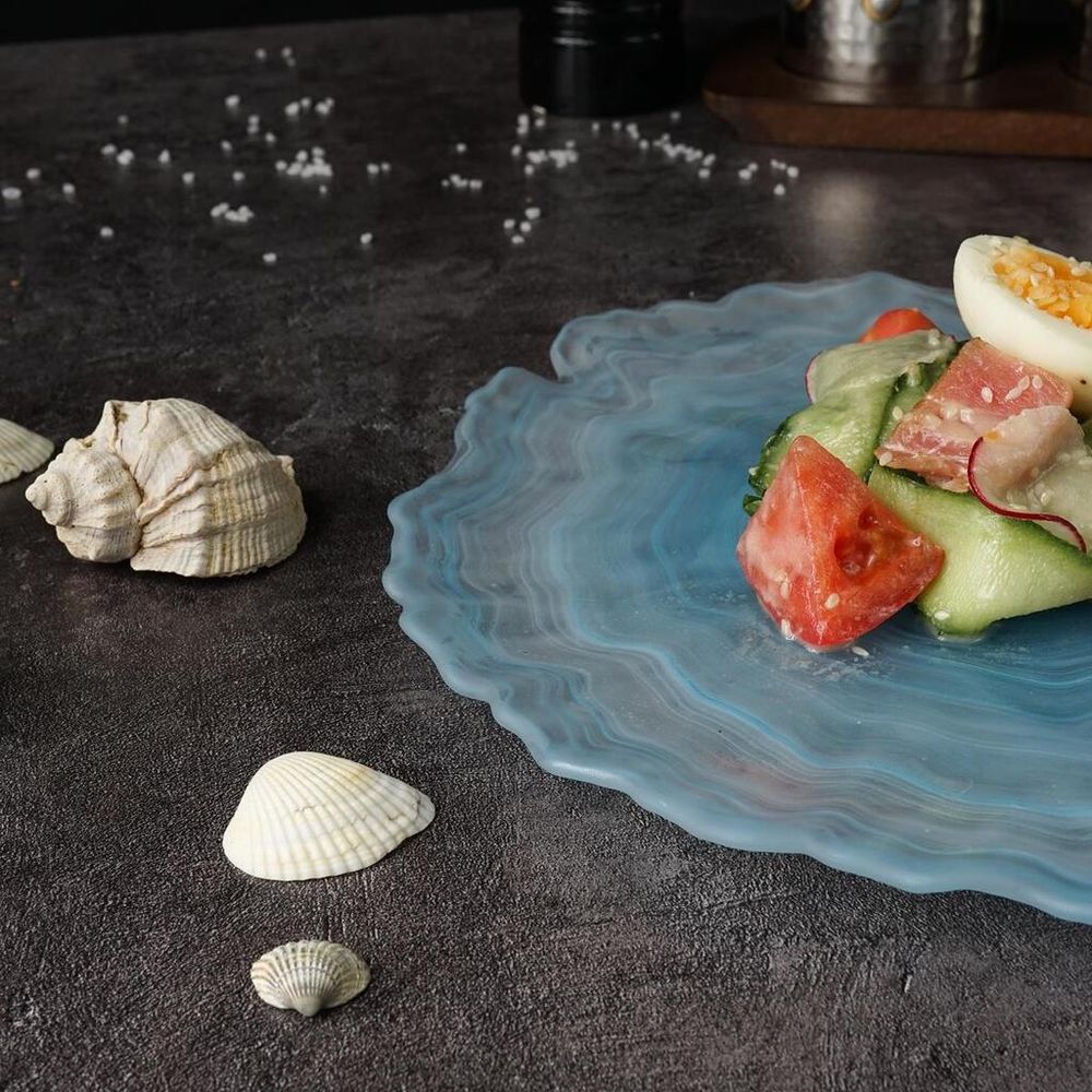 Тарелка d 27 см h2 см   матовое стекло P.L. Proff Cuisine [6]