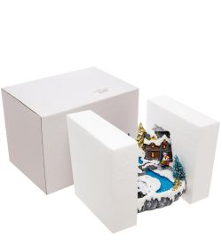 XM-704 Музыкальная новогодняя миниатюра с подсветкой