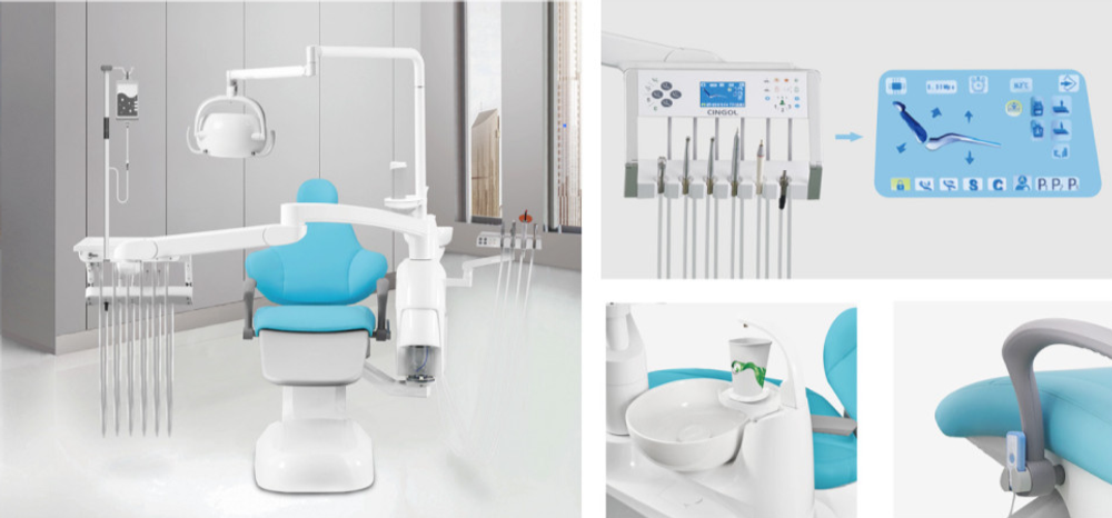 Стоматологическая установка Cingol серии X5 с подкатным блоком врача