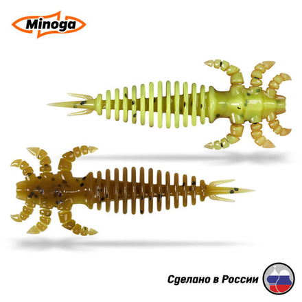 Силиконовая приманка "Minoga" ULTRA 1,6"(10шт) 40мм, 0,43гр, цвет 109